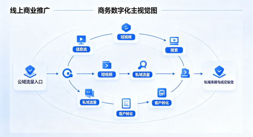 荣昌县线上商业推广怎么做？全域流量闭环搭建与低成本转化实战指南